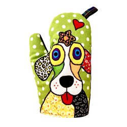 Meraklı Köpek Fırın Eldiveni