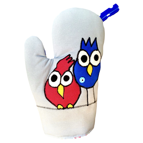 Kuşlar Fırın Eldiveni