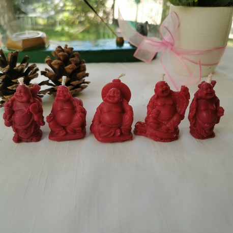 Şans Buda'ları (Pembe Mum) 