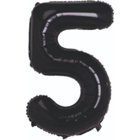 FOLYO RAKAM BALON SİYAH 5 