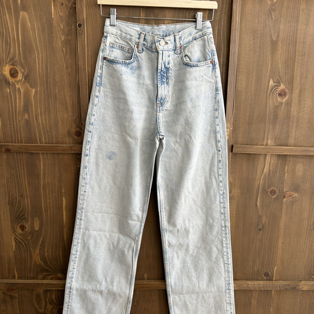 Wood straight jean buz mavi 
