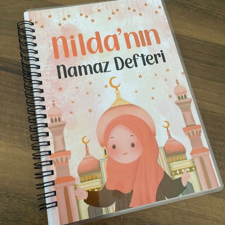 Kişiye Özel Çocuk Namaz Defteri - Kız 
