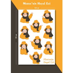 Sevimli Hijab Kiz Sticker