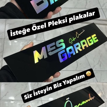 PLEKSİ DEKOR PLAKA