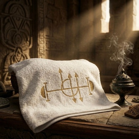KHAMMON | Özel Tılsımlı Havlu %100 Premium Pamuk