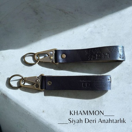 KHAMMON 1.SINIF VAKETA DERİ ANAHTARLIK
