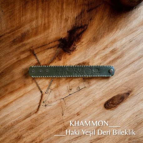 KHAMMON 1.SINIF VAKETA DERİ BİLEKLİK