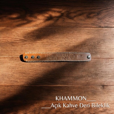 KHAMMON 1.SINIF VAKETA DERİ BİLEKLİK