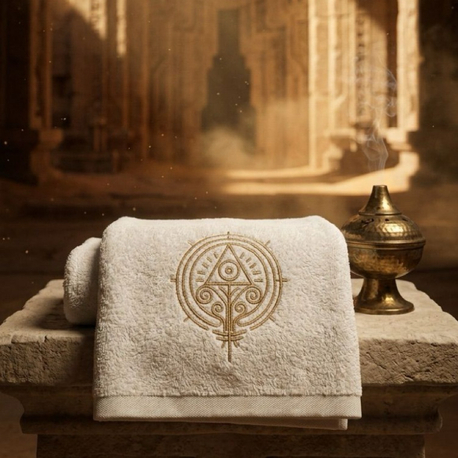 KHAMMON | Özel Tılsımlı Havlu %100 Premium Pamuk