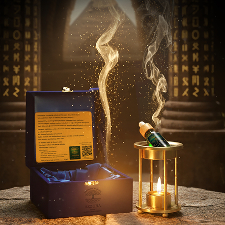 KHAMMON KAFLANG & AZZURA SETTA — Kadim Pirinç Buhurdanlık ve Esansı (25 ml)