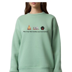 'nature''desenli sweatshirt 