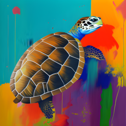 Noble Lonely Turtle 