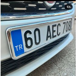 Krom plakalık Çift (2 adet)