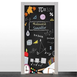 Matematik Sınıf Kapı Giydirme 
