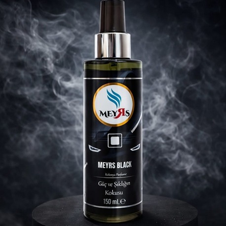 MEYRS 150 ml Parfümlü Kolonya – BLACK – Uzun Kalıcılık – Renkli Şişe