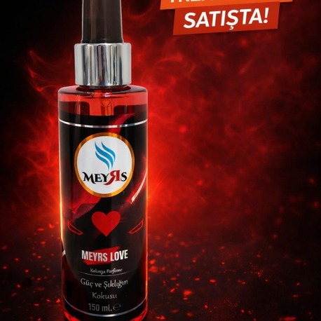 MEYRS 150 ml Parfümlü Kolonya – LOVE – Uzun Kalıcılık – Renkli Şişe