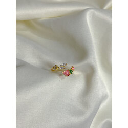 Flower Garden Heart Ring