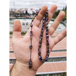 Multicolor Fransız Galalith Tesbih