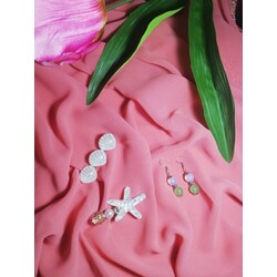 Opal ve Yeşim Doğal Taş Küpe 