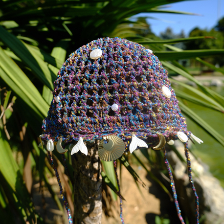 Mermaid Örgü Mesh Şapka