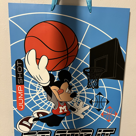Basketçi Mickey Hediye Poşeti