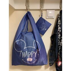 Mickey Happy Mavi Alışveriş Poşeti