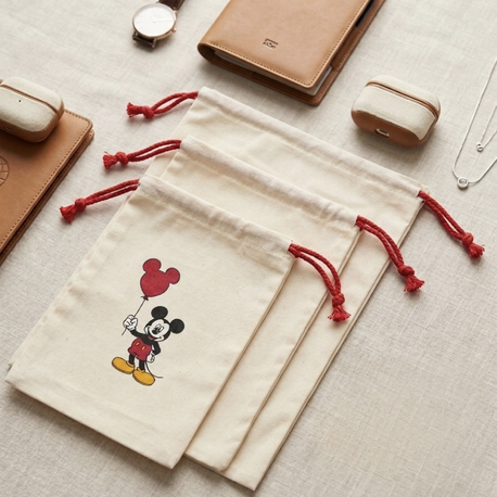 Mickey Mouse Büzgülü Organizer Çanta Seti