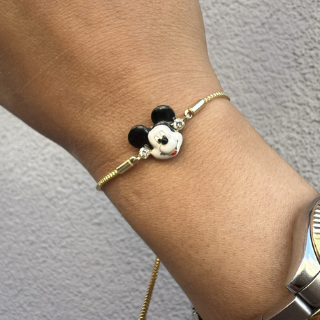 Mickey Mouse Bileklik (Kalın Zincir)