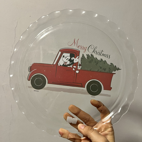 Mickey Christmas Temalı Servis Tabağı