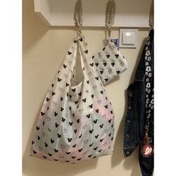 Mickey Icon Beyaz Alışveriş Poşeti
