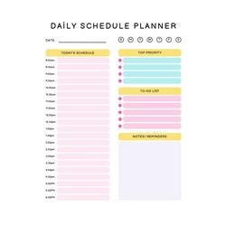 DAİLY SCHEDULE PLANNER