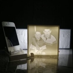 Kişiye Özel Fotoğraflı Lamba