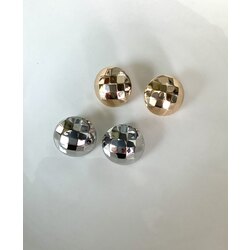 Yarım disco topu küpe