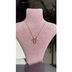 Vip seri zirkon taşlı kgkg Leyla kolyesi