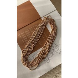 Vip Çelik rose gold dorika kolye