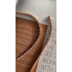 Özel seri zirkon taşlı zigzag kolye