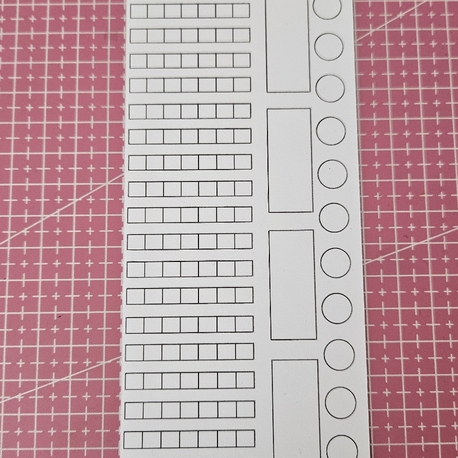 Ajanda planlayıcı sticker sayfası