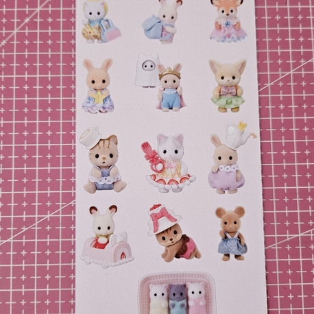 Slyvian ailesi sticker sayfası