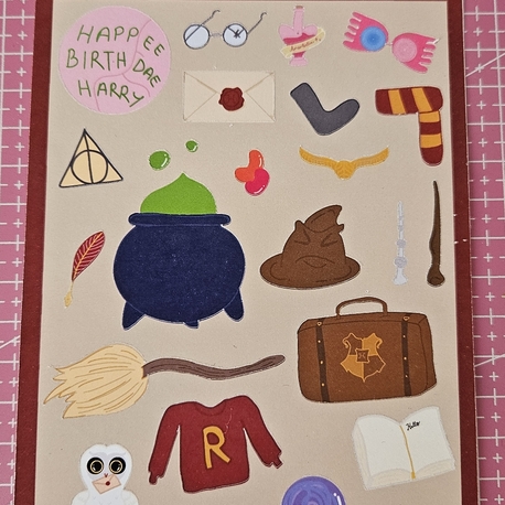Harry Potter sticker sayfası