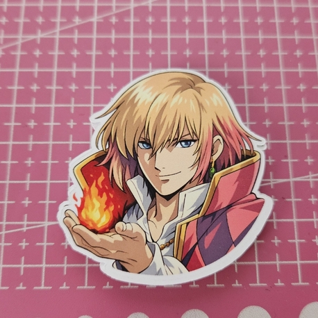Howl tekli sticker