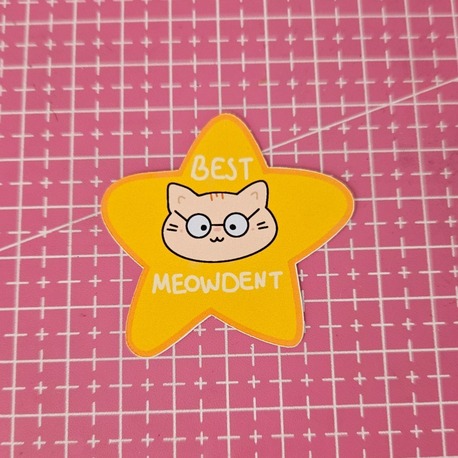 Best meowdent tekli sticker