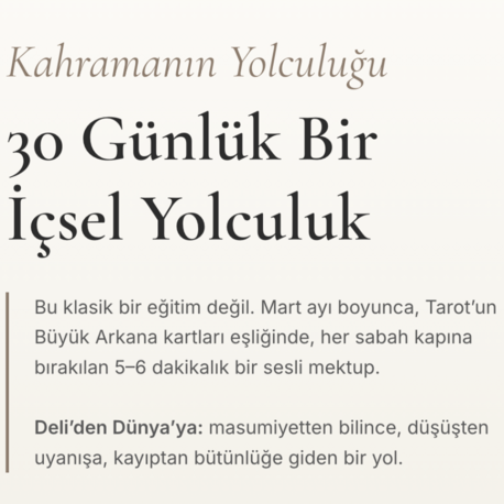 Kahramanın Yolculuğu (Masallı Yolculuk)