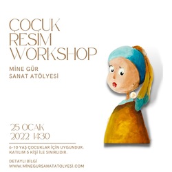 Çocuk Resim(İnci Küpeli Kız)25 Ocak Salı /14:30