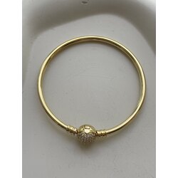 Gold kalp şekil bilezik