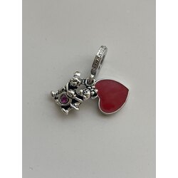 Mickey-minnie kalp charm 