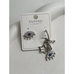 Göz charm sallantılı küpe