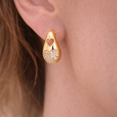 Golden Heart Shine Küpe