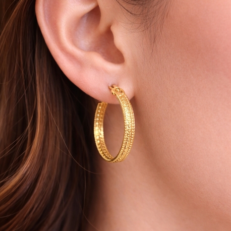 VIP 14K Küpe Gold
