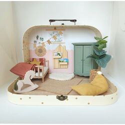 Minidom Travel Dollhouse Kids Room
