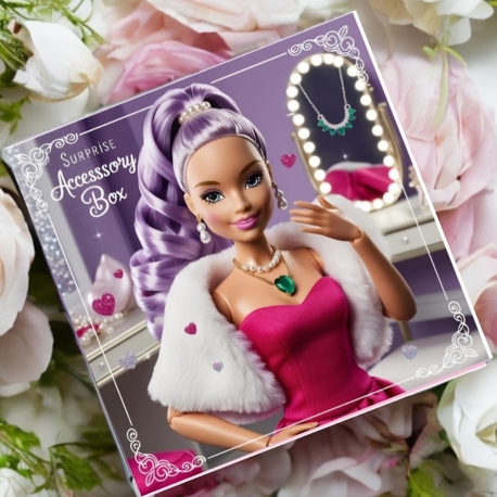 MİNİ-SURPRISE ACCESSORY BOX (TEKLİ AKSESUAR KUTUSU)BARBİE HEDİYELİK
